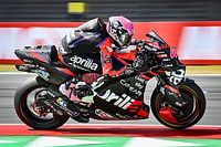 Aprilia se guarda el chasis de carbono hasta el test de Misano