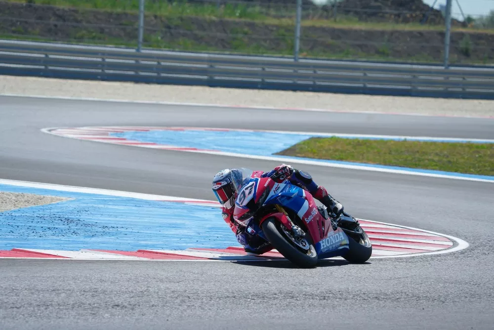 Xavi Vierge, Honda HRC, Balaton test