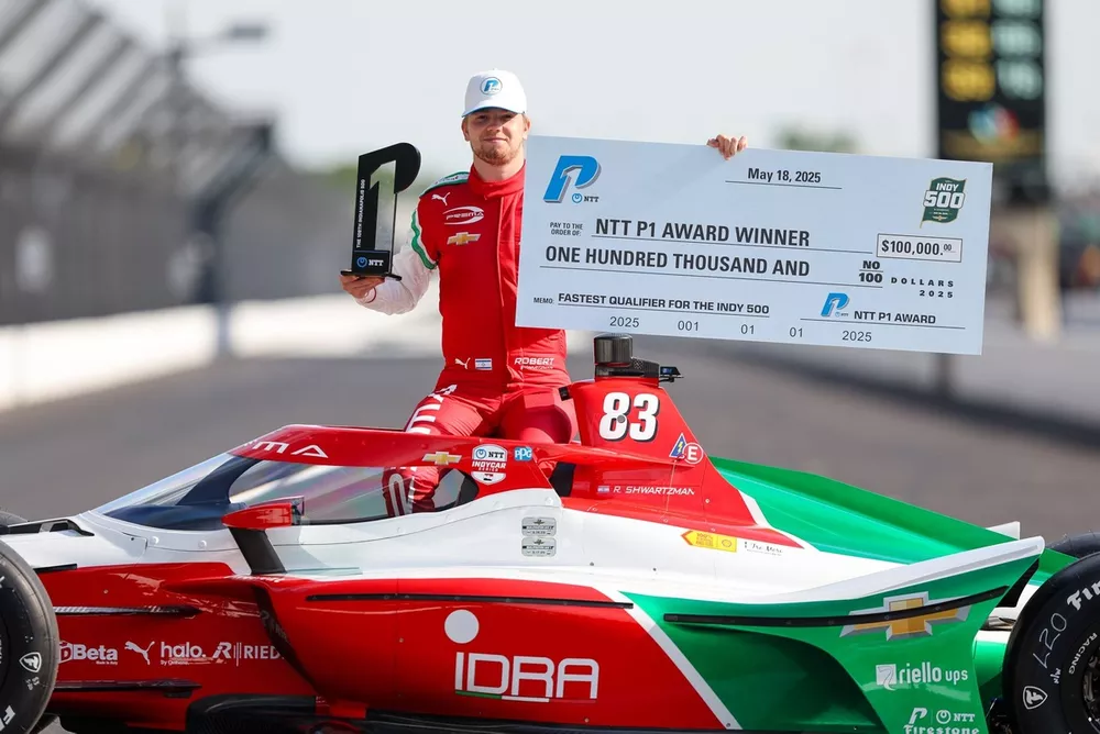 Pole sitter Robert Shwartzman, Prema Racing