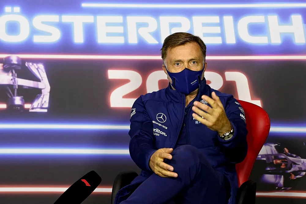 Jost Capito, CEO, Williams, in the team principals Press Conference