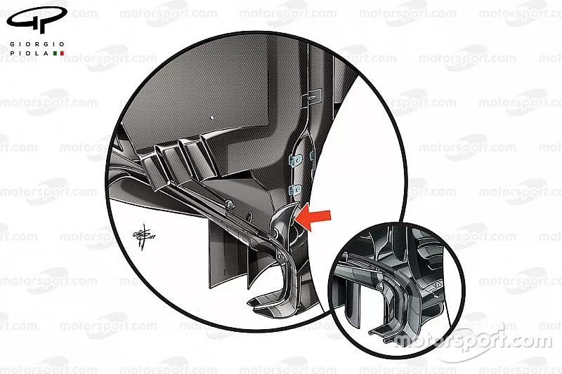 Mercedes F1 W08: Diffusor, GP Singapur