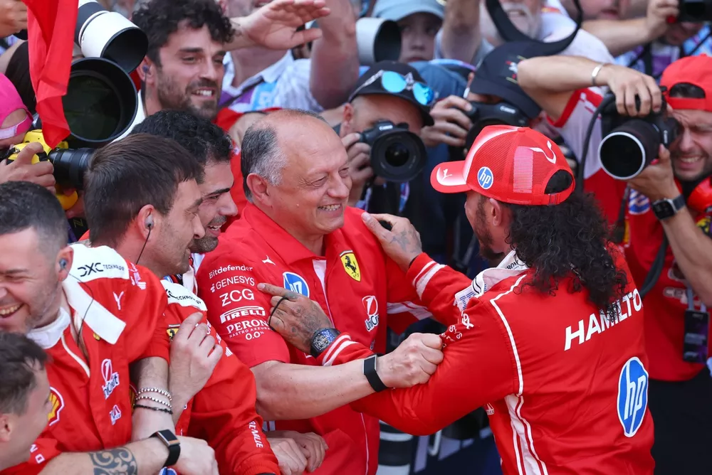 Vasseur asegura que la victoria de Hamilton en Barcelona era inevitable, incluso sin el VSC