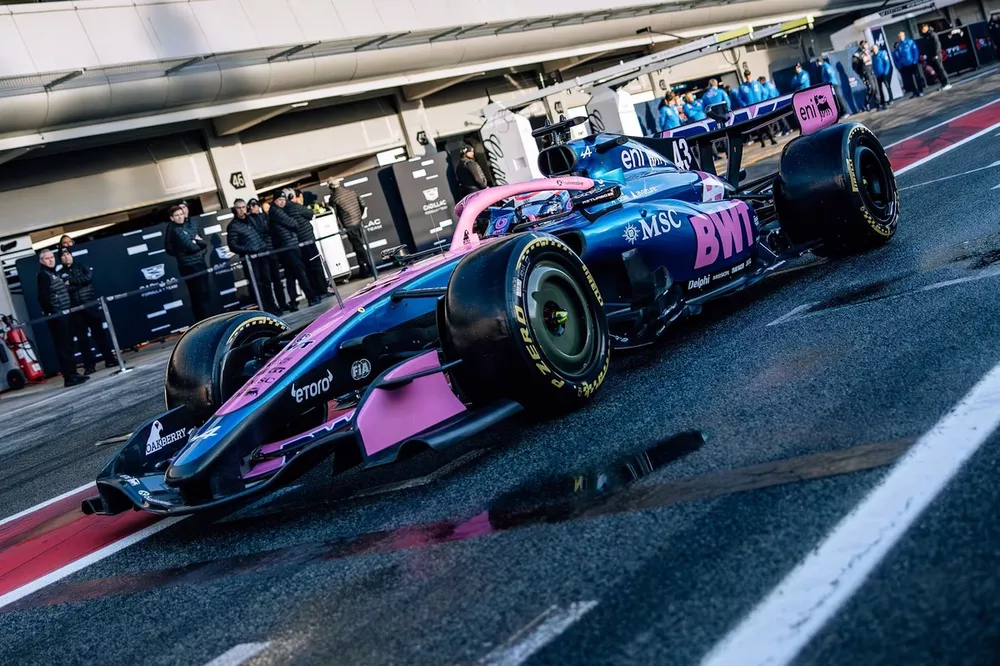 Alpine A526 Barcelona test