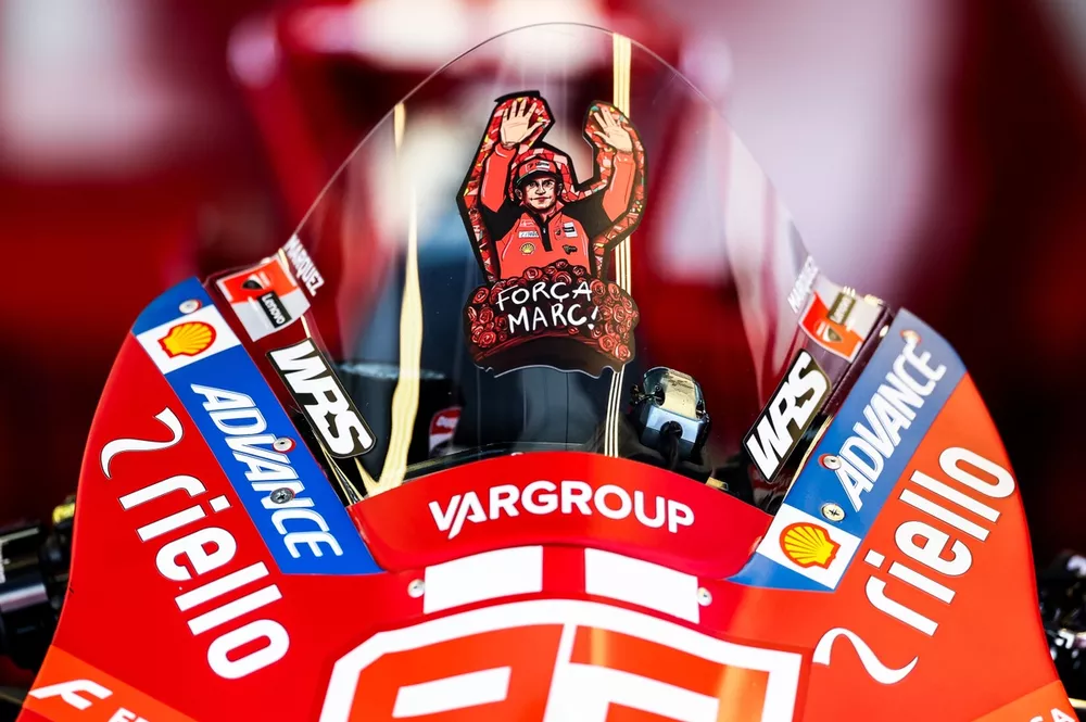 La Ducati de Marc M&aacute;rquez