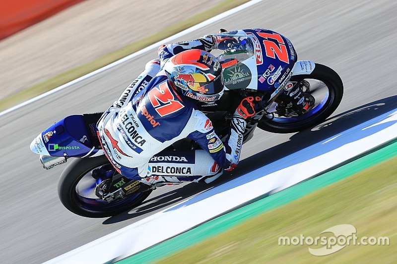 Di Giannantonio festejó su primera victoria en Moto3