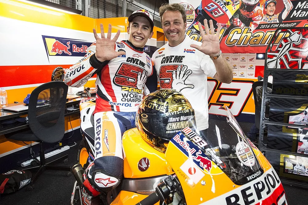 Race winner Marc Marquez, Repsol Honda Team, Emilio Alzamora