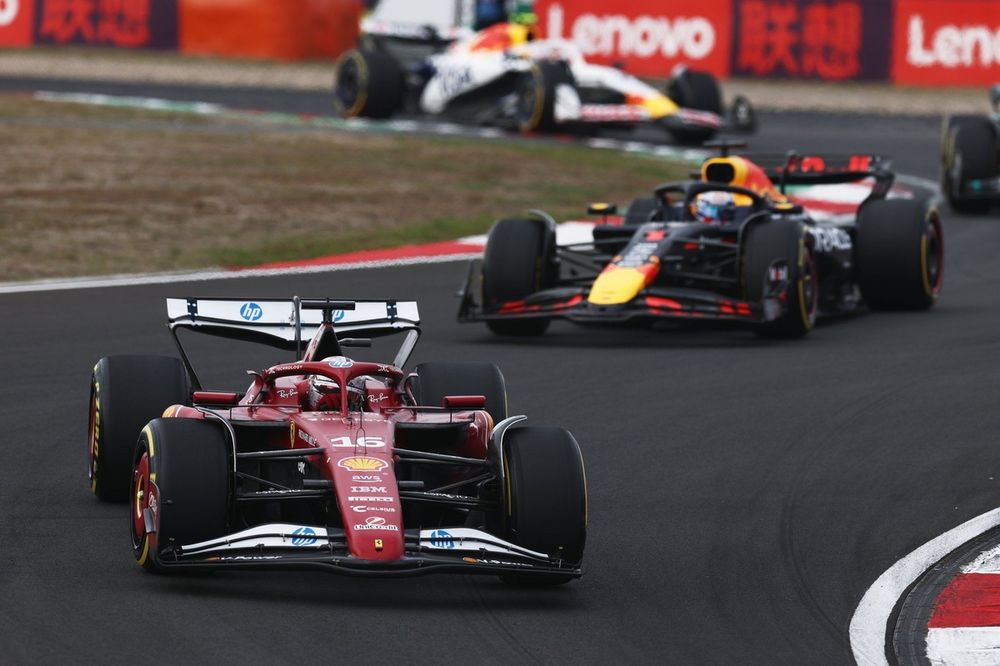 Charles Leclerc, Ferrari, Max Verstappen, Red Bull Racing