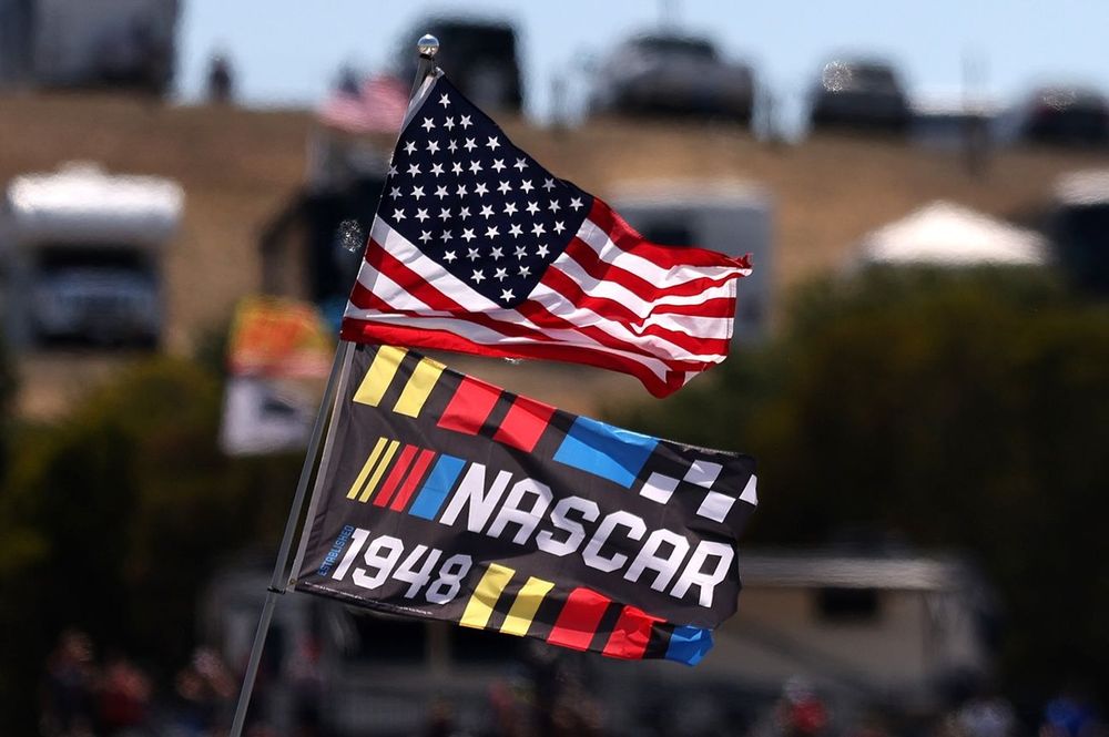 Banderas de NASCAR y EEUU