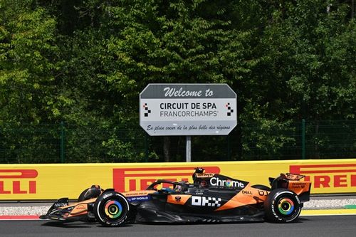 Oscar Piastri lidera la FP1 del GP de Bélgica en Spa y Franco Colapinto es 19º