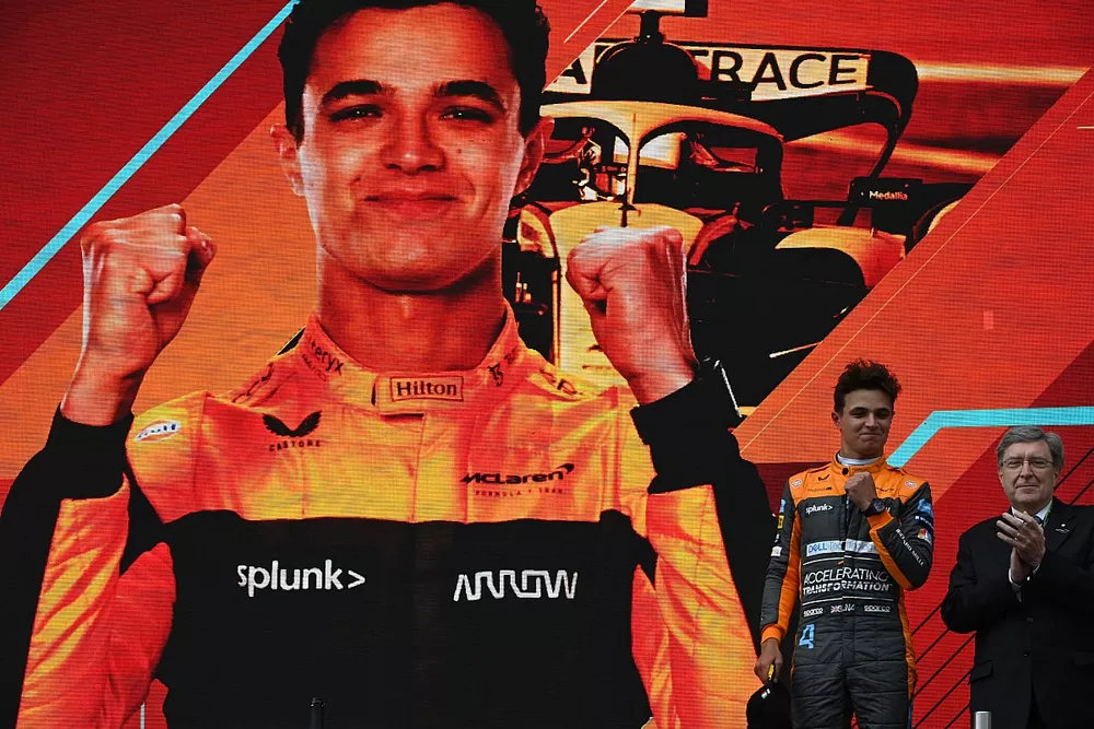Lando Norris, McLaren, 3&ordf; posici&oacute;n