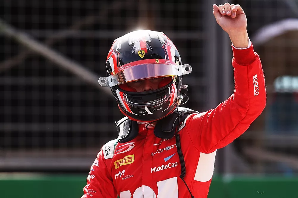 Il vincitore della gara Arthur Leclerc, Prema Racing 