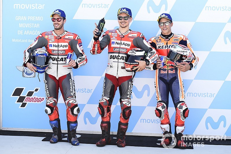 La grille de départ du GP d'Aragón MotoGP