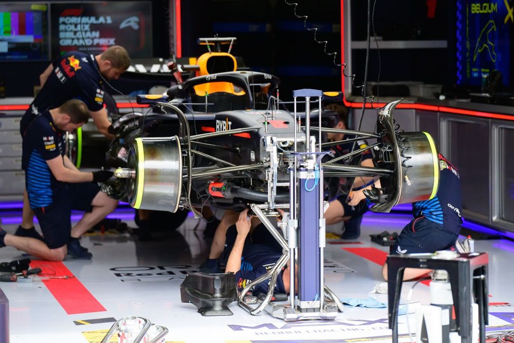 El coche de Max Verstappen, Red Bull Racing RB20