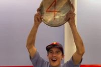 V&iacute;deo: la divertida celebraci&oacute;n de M&aacute;rquez y Gresini por la P4 en Mugello