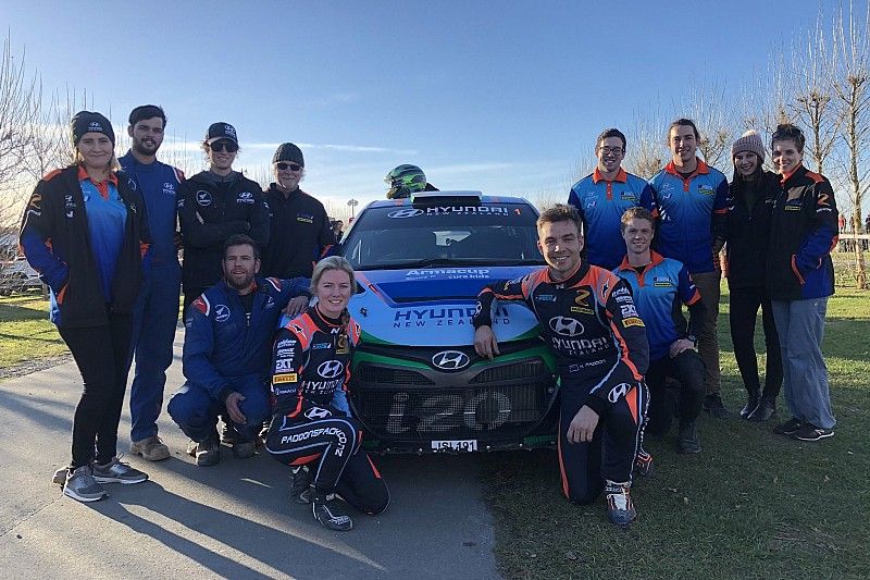 Hayden Paddon, Samantha Gray, Hyundai i20 AP4