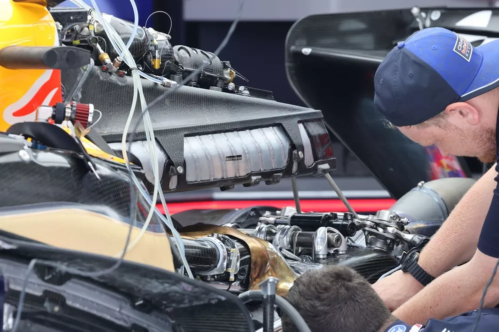 Dettaglio tecnico Red Bull RB22