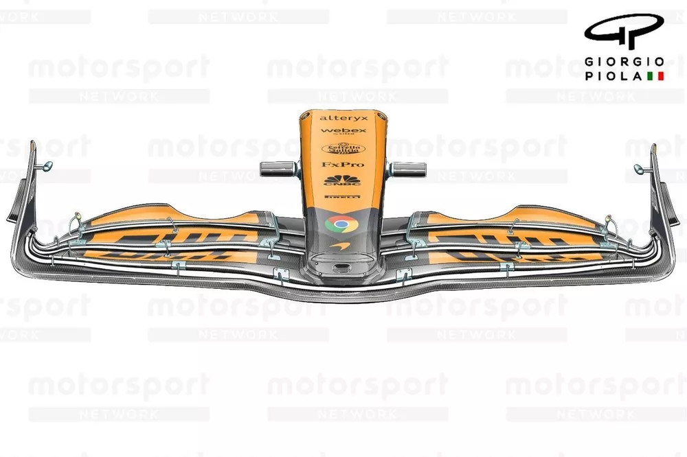 McLaren MCL38 front wing