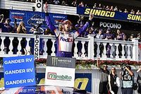 Denny Hamlin se lleva un emocionante triunfo de Pocono