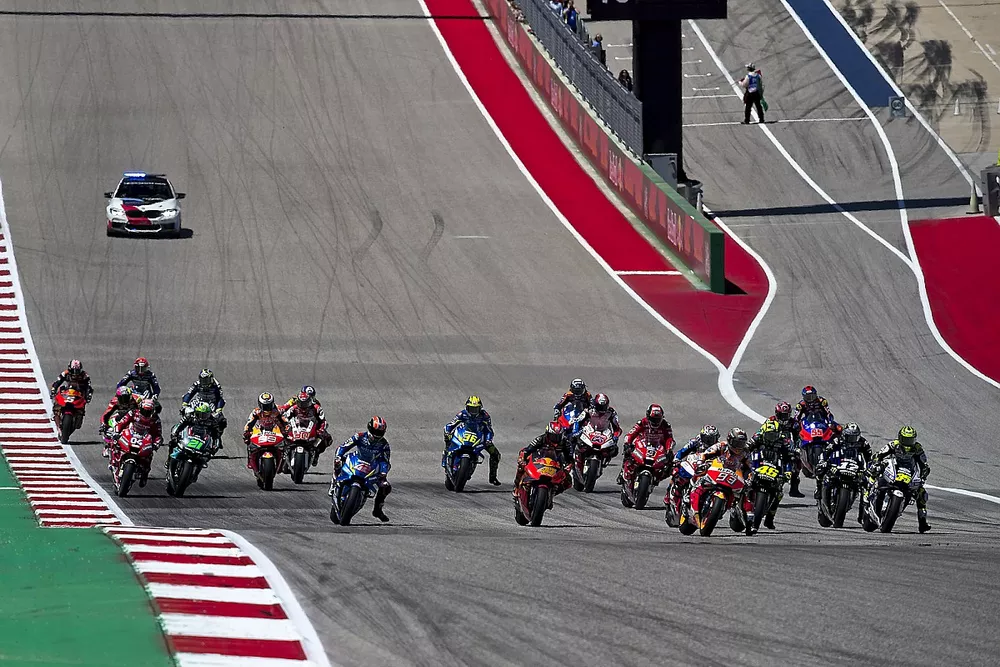 Salida, Marc Marquez, Repsol Honda Team lidera