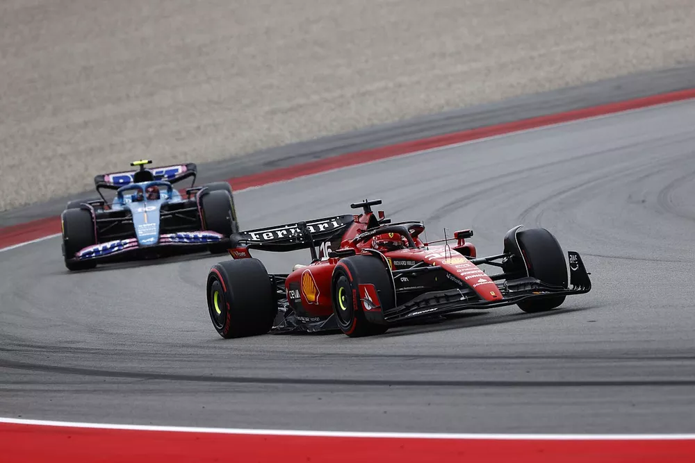 Charles Leclerc, Ferrari SF-23, Pierre Gasly, Alpine A523