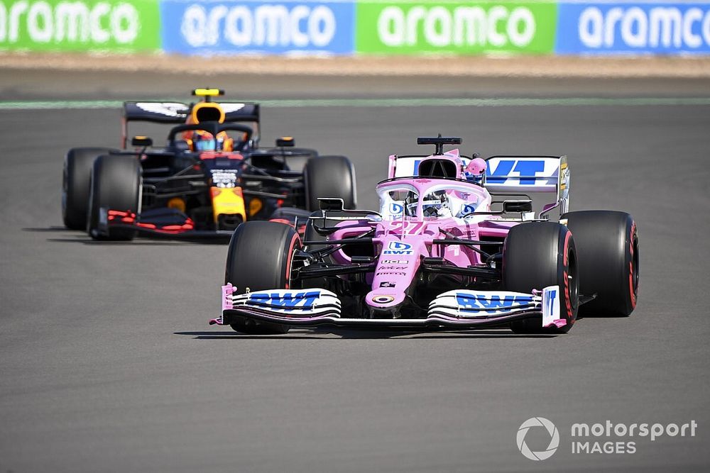 Nico Hulkenberg, Racing Point RP20, Alex Albon, Red Bull Racing RB16