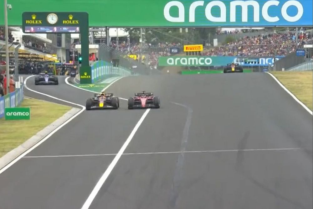 Max Verstappen adelanta a Charles Leclerc en Hungría