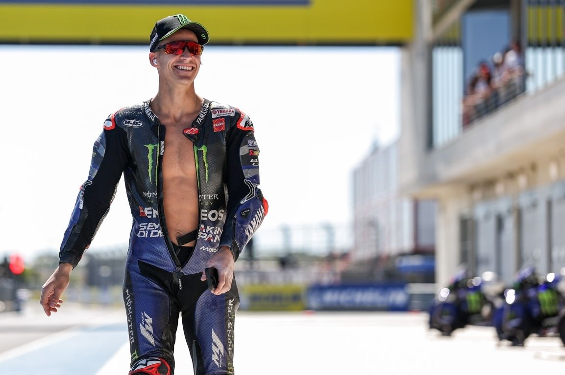 Quartararo arrive mesuré à Misano... avec un oeil sur le V4 Yamaha