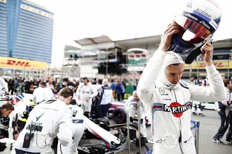 Sergey Sirotkin, Williams Racing, on the grid