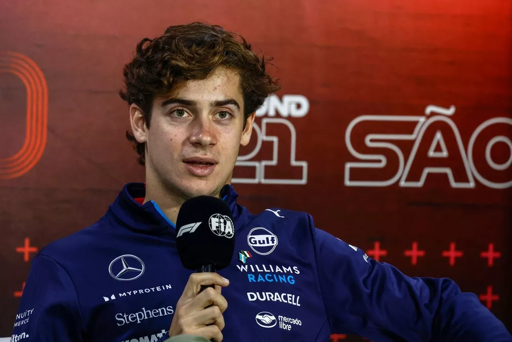 Franco Colapinto, Williams Racing, Basın Toplantısında 