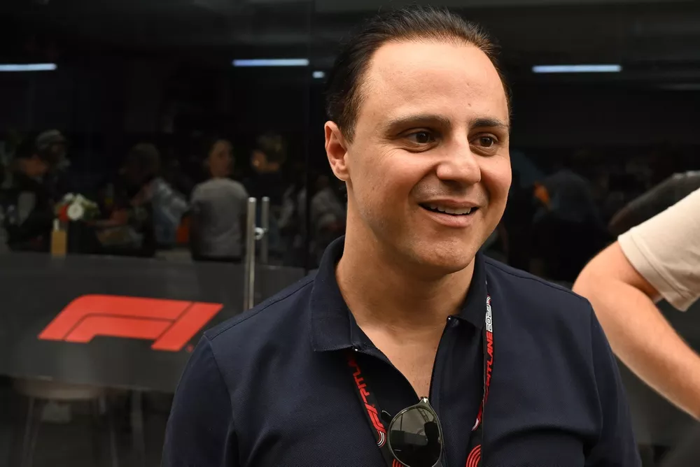 Felipe Massa in the paddock