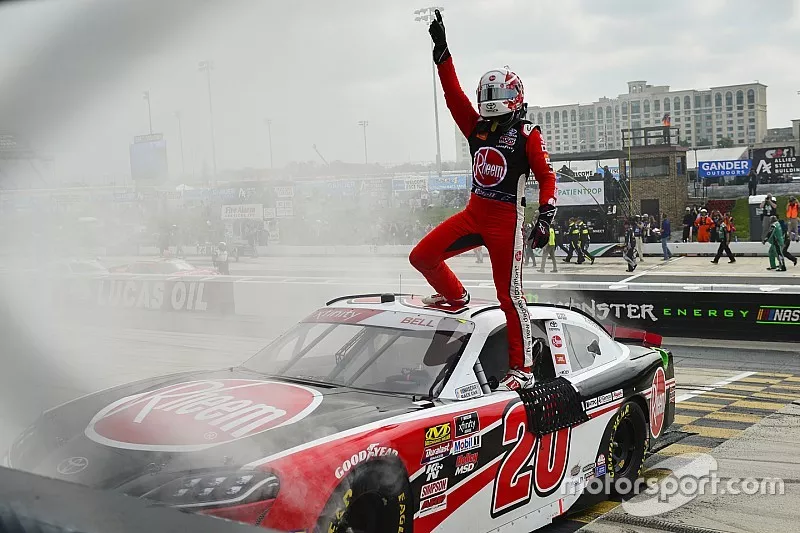 Race Winner Christopher Bell, Joe Gibbs Racing, Toyota Supra Rheem