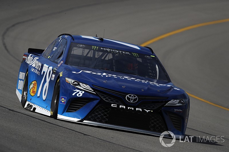Truex tops second Michigan practice, Johnson spins