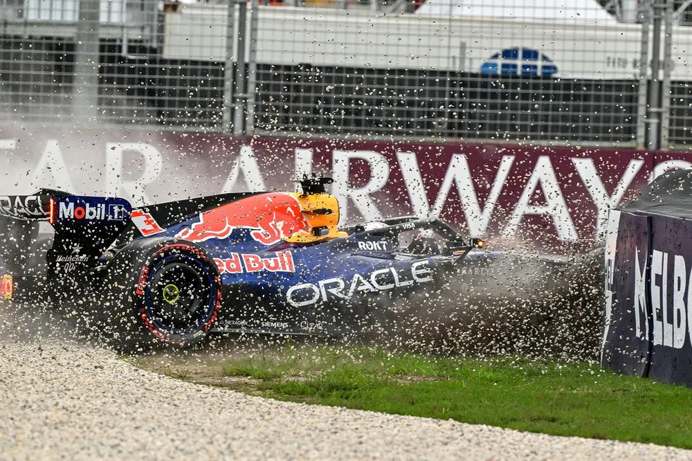 Max Verstappen, Red Bull Racing crash 