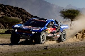 Dakar 2026: Ekstroem y Ford destacan en el Pr&oacute;logo de coches, con Sainz 8&ordm;