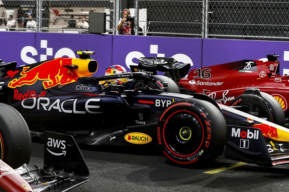 Ganador de la pole Sergio Pérez, Red Bull Racing