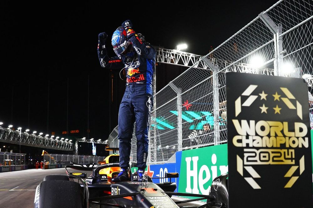 Max Verstappen, Red Bull Racing, campe&oacute;n del mundo de pilotos de F1 2024