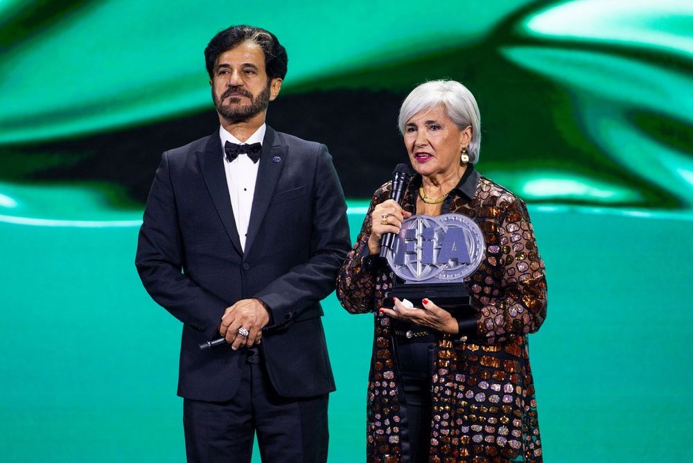 Mohammed ben Sulayem Mohammed, presidente de la FIA, Michele Mouton