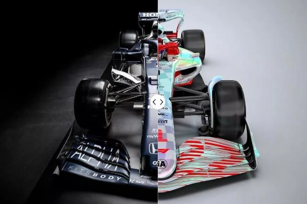 Vergelijking: 2021 F1 auto vs. 2022 F1 auto