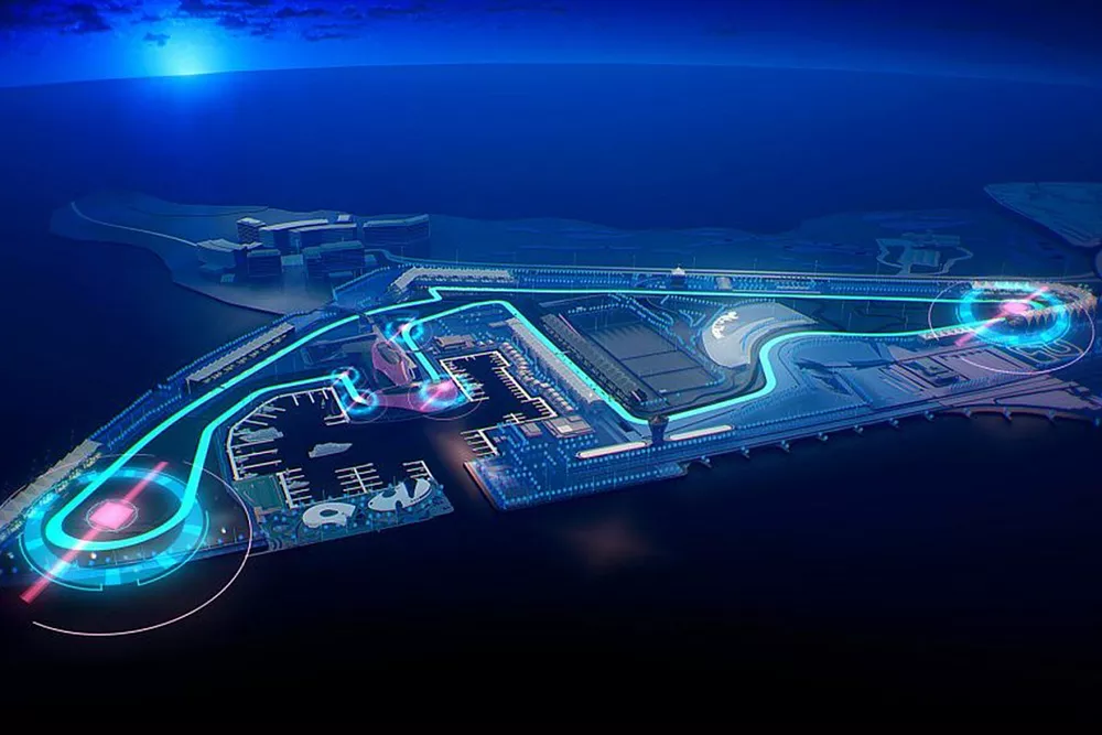 El nuevo dise&ntilde;o del circuito Yas Marina de F1 en Abu Dhabi