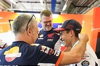 Marc M&aacute;rquez da el presente en el box de Honda en Austria