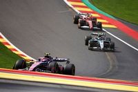 La parrilla de salida para la carrera sprint del GP de B&eacute;lgica en Spa