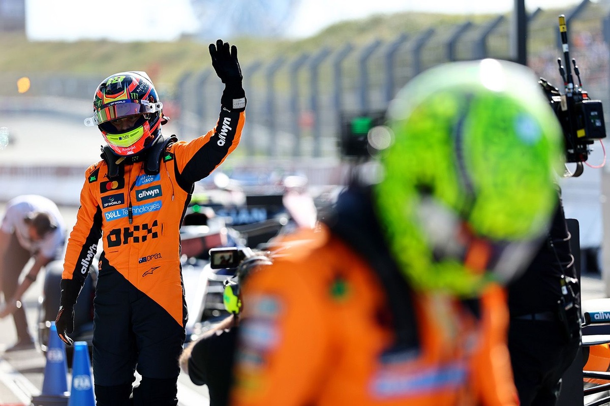 F1 | Piastri si gode la pole limata "al momento giusto". Per Norris ha inciso il vento