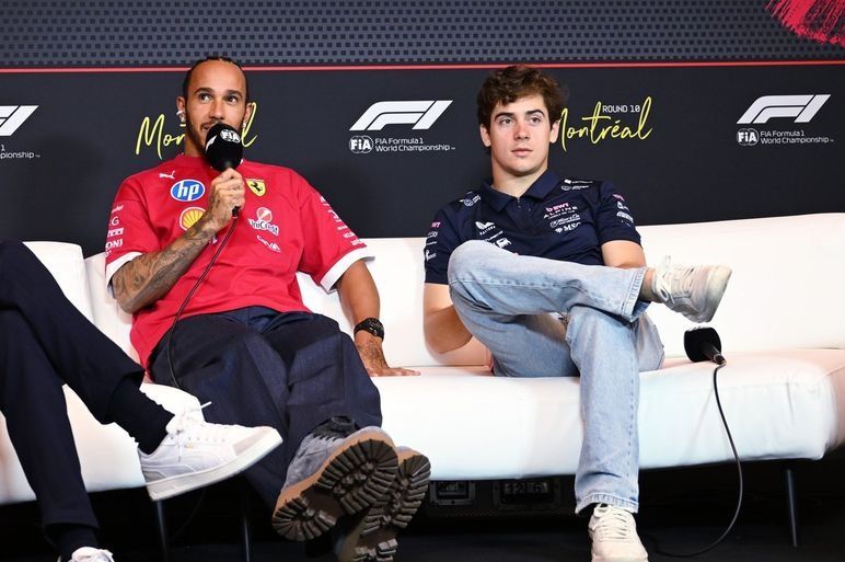 Lewis Hamilton, Ferrari, Lance Stroll, Aston Martin Racing