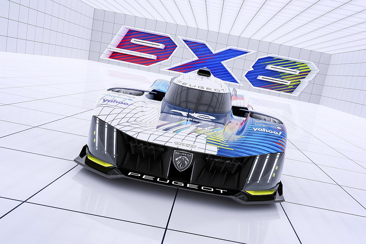 プジョー、ル・マン24時間レース用の9X8特別カラーリングを公開。90