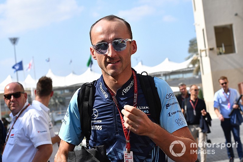 Kubica comenzará a trabajar para 2019 en la primera práctica de Abu Dhabi