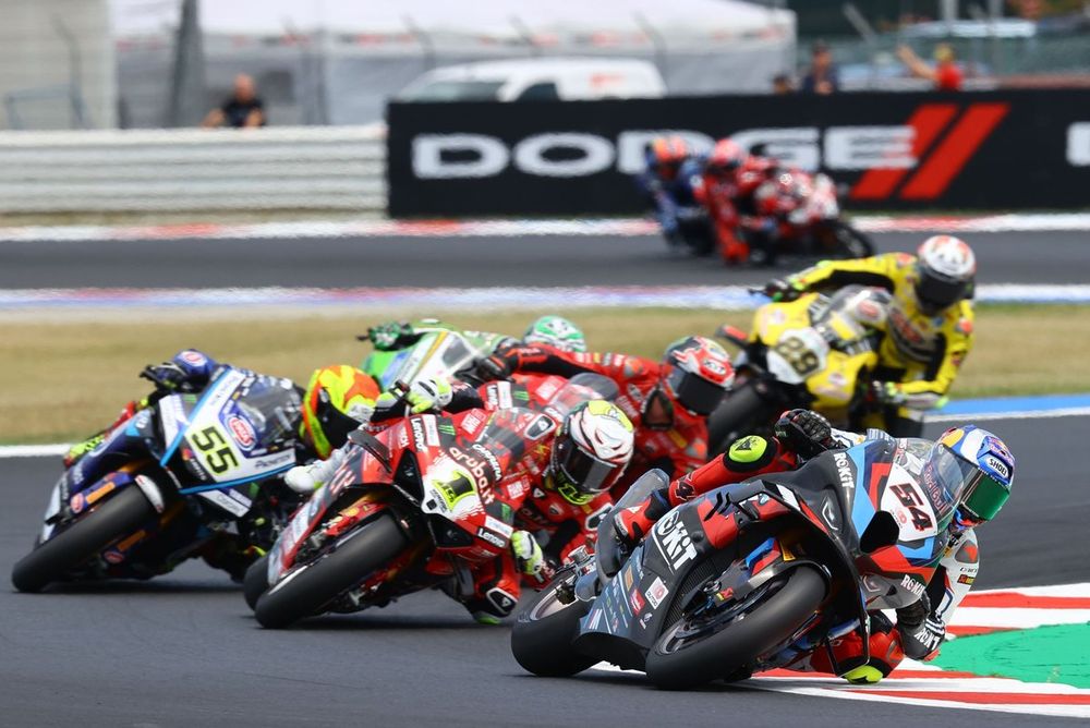 Toprak Razgatlioglu, BMW Motorrad WorldSBK Team, Alvaro Bautista, Aruba.It Racing - Ducati, Nicolo Bulega, Aruba.It Racing  Ducati