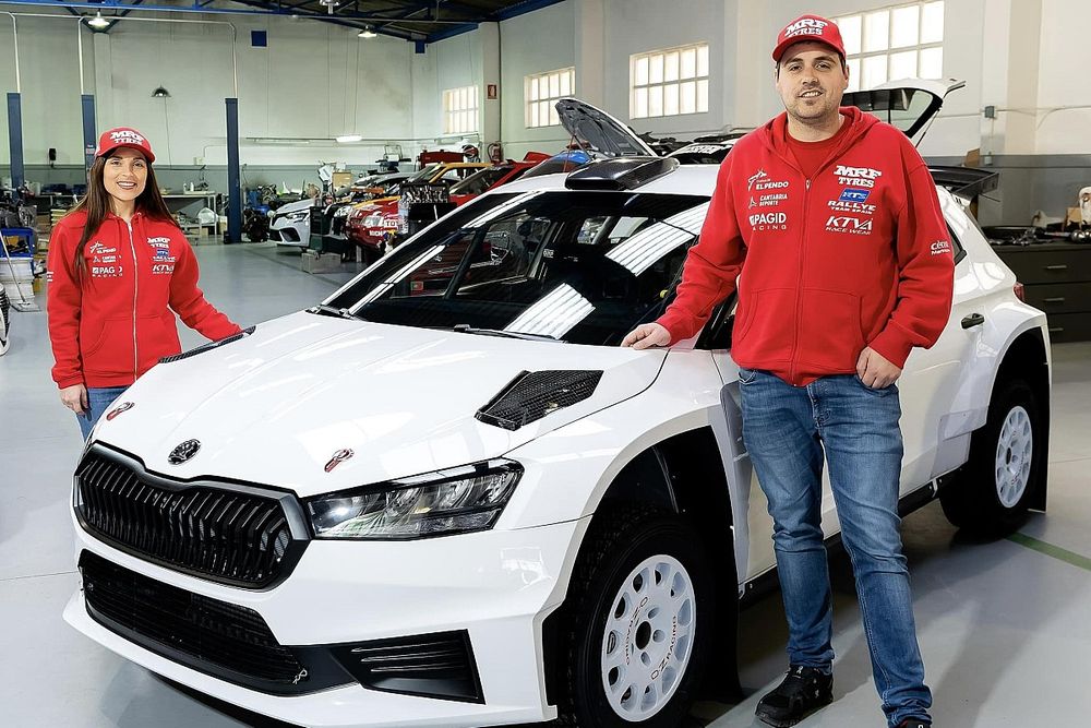 Efren Llarena, Sara Fernandez, Skoda Fabia RS Rally2