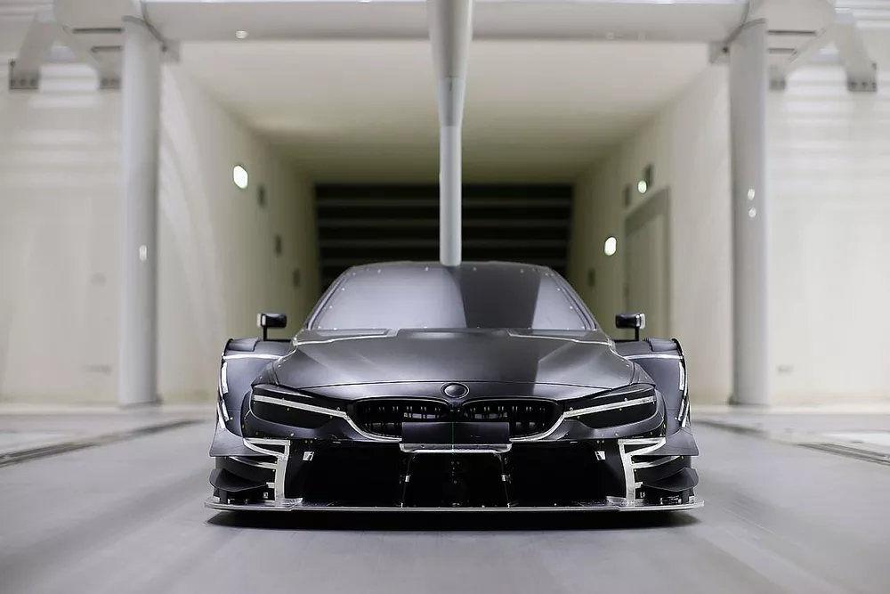 BMW M4 DTM in the wind tunnel