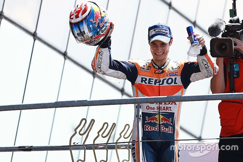 Revenu de nulle part, Pedrosa ne cache pas son