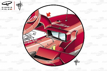 Cómo los espejos de Ferrari se convirtieron en el foco de atención